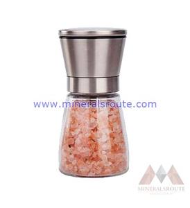 เครื่องบดเกลือธรรมชาติสีชมพูหิมาลัยคุณภาพที่ดีที่สุดสำหรับโต๊ะและเกลือหินอินทรีย์จากเนินเขาเท้าของเทือกเขาหิมาลัย - Product Image 5