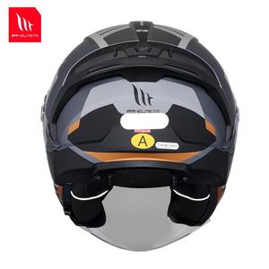 Casco Universal MT 3/4 para Hombre y Mujer, Nuevo Casco de Motocicleta para las Cuatro Estaciones con Cierre Rápido, Material ABS - Product Image 2