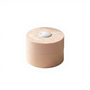 Tarro Cosmético Redondo de PET de 30g 50g 100g 150g 200g 300g, Tarro de Crema de Doble Pared con Cuchara, Fabricante de Fábrica en Vietnam - Product Image 1