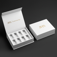 3ml 5ml 10ml Folienkarton Peptid-Verschlussverpackungsboxen Marken-Verschiedene Gold Starre Blister Magnetische Benutzerdefinierte Logo-Fläschchen Peptid-Box
