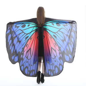 Capa de Alas de Mariposa para <span class=keywords><strong>Mujer</strong></span>, Chal de Pashmina, Bufanda, Disfraz de Nymph Pixie, Accesorio de Capa - Product Image 3