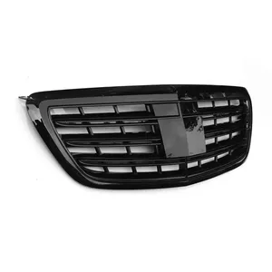 Geeignet für Mercedes S-Klasse W222 S300 S400 S500L ABS kunststoff schwarz front stoßstange grille