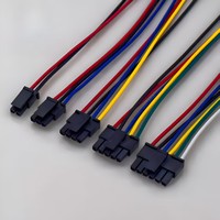 SM2.54 cepat 2.54mm Pitch Pria Wanita kabel konektor kawat Harness 2-10Pin untuk mobil Rgb lampu Led