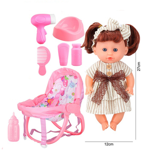 Poupée en vinyle avec son, 12 pouces (28 cm) de hauteur, poupée en PVC pour filles - Product Image 1