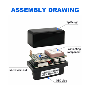 Pelacak GPS Pemasok Emas OEM Port OBD <span class=keywords><strong>Alarm</strong></span> Guncangan Kendaraan Fitur Anti-Getaran Tahan Air untuk Pelacakan Logistik-4G - Product Image 6