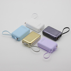 Bidirectional 45W Power Bank 20000mAh with Built-in Cable Outdoor Portable <b>Charging</b> Laptop Power Bank - Product Image 4