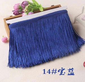 Bán buôn 10 yards mỗi gói 15cm 6 "thả viền Polyester tua rìa cho rèm - Product Image 3