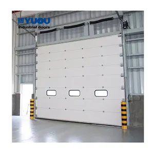 China Suppliers Commercial Sectional Industrial Automatic Galvanized steel overhead Door