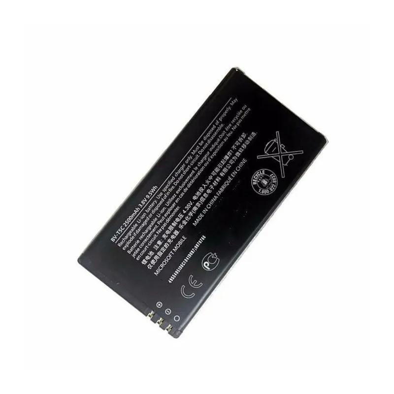 Batteria ricaricabile agli ioni di litio di ricambio per telefono cellulare 3.8V 2600mAh per LUMIA 640 RM-1073 BV-T5C