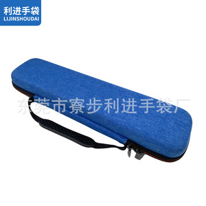 Étui de rangement pour lisseur de cheveux Lijinshoudai EVA bleu, sac de protection portable pour les voyages, pour une utilisation en chambre - Product Image 4