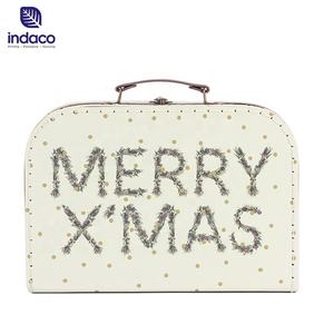 Useful <b>Cardboard</b> <b>Suitcase</b> Gift Box <b>Cardboard</b> Vintage <b>Suitcase</b> Packaging Boxes with Handle - Product Image 4