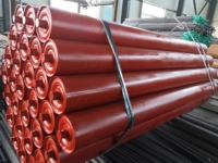 Rouleau de convoyeur en acier robuste innovant, antistatique et antibactérien, pour l'industrie minière du charbon, taille et couleur personnalisables