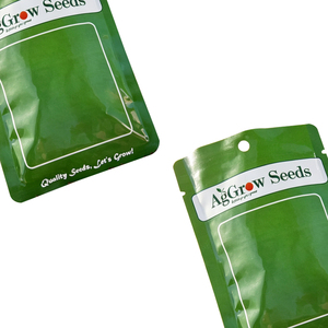 Sac à fermeture éclair à trois côtés de haute qualité personnalisé pour l'emballage des graines de légumes et de fleurs avec trou de suspension - Product Image 6