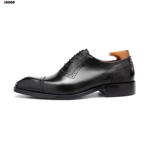 <b>Lightweight</b> Genuine Leather Upper Office Wedding <b>Shoes</b> with Absorbent Sweat Insole Slip On Closure Flexible Structure <b>for</b> <b>Men</b> - Product Image 1