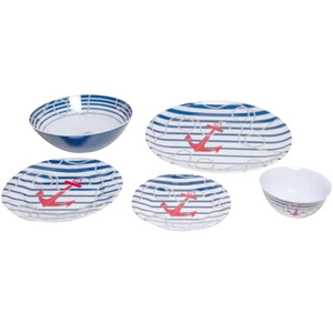 Assiettes ovales en mélamine <span class=keywords><strong>pour</strong></span> la maison, <span class=keywords><strong>vaisselle</strong></span> nautique, <span class=keywords><strong>pour</strong></span> <span class=keywords><strong>bateau</strong></span> - Product Image 4