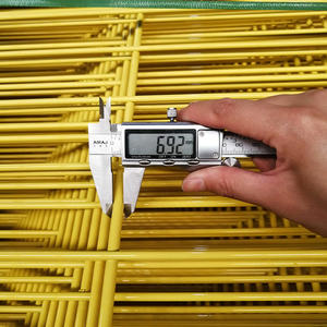 Pannello di recinzione di protezione del bordo in acciaio rivestito di prevenzione della caduta barriera temporanea del cantiere di alta qualità 3D modellazione - Product Image 4