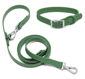 Correa de Lujo para Perro Lista para Enviar, Arnés y Correa Impermeables de PVC para Perros Pequeños, Medianos y Grandes - Product Image 4