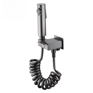 1705 SPS <strong>High</strong> <strong>Quality</strong> Brass Bathroom Bidet Toilet Sprayer <strong>Shattaf</strong> Shower Head Gun Grey Hand Hold Sprayer Bathroom Accessories - Product Image 1