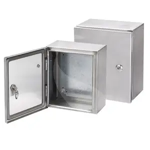 Electrica box SAIPWELL Hot Selling IP65/IP66 waterproof Stainless Steel Box With rainproof canopy