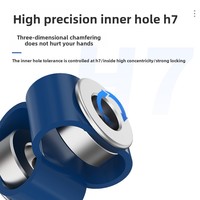 Boga LS GB Type OEM Accouplement élastique en forme de 8 excentrique Flexible/Angle Moteur d'encodeur en forme de huit rigide en acier d'aluminium