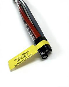 Cable de Transmisión de Energía ABC 3x16mm2 AL/PVC Según Normas UL/ANSI, Triplex 2x6+6AWG Lotus con Conductor AAC OEM, Cable ABC XLPE I - Product Image 3