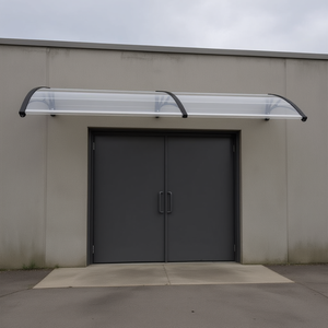 Toldo para Puerta Industrial Transparente de PC 118.1 X 29.5 Impermeable Posición Frontal - Product Image 2