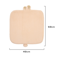 Coussin de siège en mousse Animal mignon conception de dessin animé carré pour coussin d'oreiller lombaire confortable de voiture de bureau à domicile