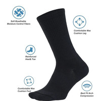 Chaussettes d'équipage de conception personnalisée Chaussettes de sport athlétiques respirantes pour hommes et femmes