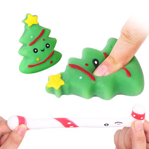 Jouets Squishy Taba de Noël 2026 OEM, colorés et mignons, en TPR écologique, jouets anti-stress et sensoriels - Product Image 6