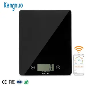 China Supplier Accuracy Tempered Glass Digital 5kg 10 kg smart Kitchen weigh Scale