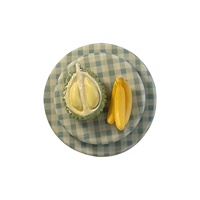 Support de téléphone magnétique de type plateau à thème fruits et légumes avec support à coussin d'air extensible et portable pour utilisation sur bureau