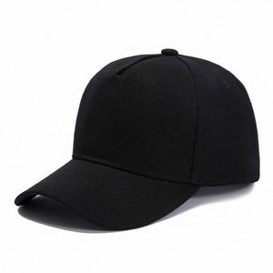 Casquette de baseball pour adultes et enfants, logo personnalisable, casquette à 5 panneaux, casquettes de baseball en gros - Product Image 1