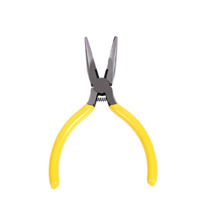 Needle Nose Pliers 5 In Chrome Vanadium Steel Serrated Jaw Pointed Beak Spring Loaded For Jewelry Repair And Diy Projects - Product Image 1