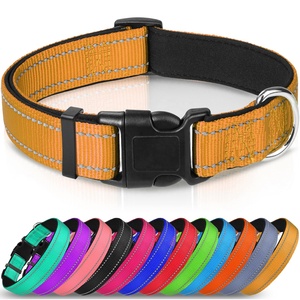 Highly Reflective Durable Fast Dry Quick Release Buckle Pet <strong>Dog</strong> <strong>Collar</strong> Leashes For Different Sized <strong>Dogs</strong> Printed Made Polyester - Product Image 1