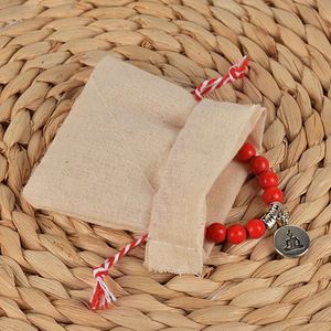 Bolsa de Almacenamiento de Muselina de Algodón de 8*10cm con Cordón, Transpirable, a Prueba de Polvo, para Manualidades, Reciclable - Product Image 3