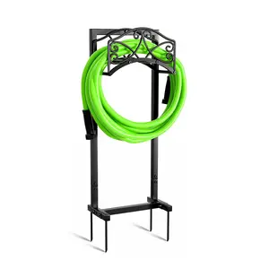 Hot Selling Garden Hose Holder Stand Detachable Water Pipe Storage Rack Metal Water Hose Hanger