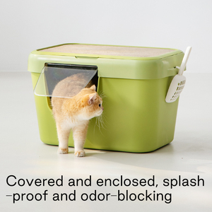 ANYA <span class=keywords><strong>Bac</strong></span> <span class=keywords><strong>à</strong></span> <span class=keywords><strong>sable</strong></span> pour toilette pour chat en <span class=keywords><strong>plastique</strong></span> <span class=keywords><strong>avec</strong></span> grand espace et logo personnalisé <span class=keywords><strong>Bac</strong></span> <span class=keywords><strong>à</strong></span> litière pour chat <span class=keywords><strong>Bac</strong></span> <span class=keywords><strong>à</strong></span> litière pour chat <span class=keywords><strong>avec</strong></span> <span class=keywords><strong>couvercle</strong></span> - Product Image 4