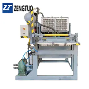 Semi Automatische 600 Pcs/h Recycle Papier Eierdoos Making Machine Pulp Ei Lade Molding Machines Voor Kleine Bedrijven