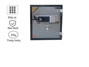 Coffre-fort électronique numérique YUNOS YNS-52F avec serrure à clé, mural, ignifuge, avec protection optimale contre le vol - Product Image 5
