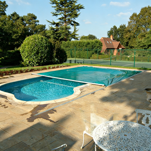 Copertura per Piscina in PVC, Copertura Automatica Elettrica per Piscina con Telecomando - Product Image 4