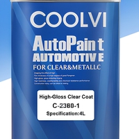 Peinture automobile chinoise, finition brillante, couche de finition transparente - Revêtement de finition automobile professionnel