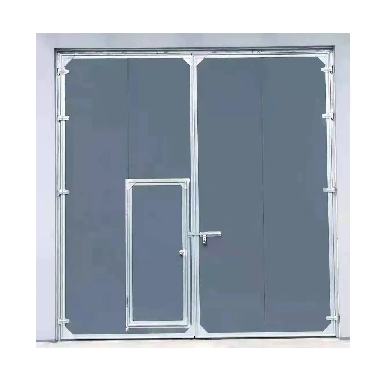 Direct selling professional grade aluminum alloy corrosion resistant sealed garage door Warehouse door