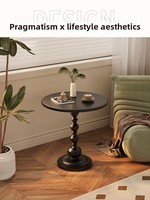 Table basse pliable haut de gamme, style minimaliste, pour petit salon, appartement, design artistique en plastique