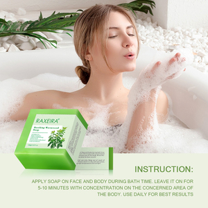 Nhãn hiệu riêng handmade tự nhiên chống mụn trứng cá làm mềm làm trắng loại bỏ mùi cơ thể nhẹ nhàng cây ngải xà phòng lạnh - Product Image 5