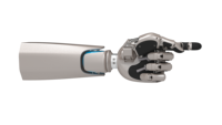 Robot Colaborativo con 6 Grados de Libertad Activa, Mano Robótica Humanoide Diestra, Mano Biónica Ultraligera de 0.9 kg, Aplicaciones de Investigación en Motores