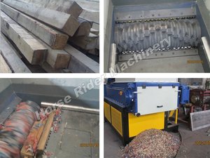 Waste Plastic <strong>Rubber</strong> Metal Wood Industrial <strong>Shredding</strong> Machine Single Shaft Shredder With Cheap Price - Product Image 6