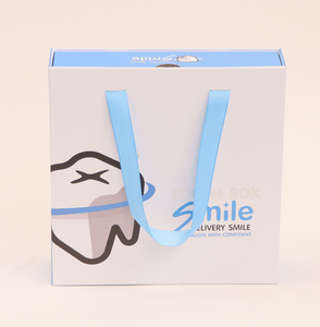 Custom Logo Luxury Dental Tooth Crown Model Keepsake Storage <b>Paper</b> Packaging Box with Film Window - Product Image 2