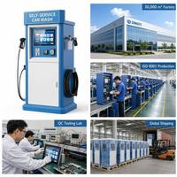 Solution commerciale clé en main rentable : Station de lavage de voitures automatique en libre-service extérieure 24h/24 sans surveillance