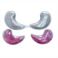Patchs pour les yeux en gel poudré, personnalisables et très vendus, compresses de glace réutilisables en PVC pour les soins de beauté à domicile.