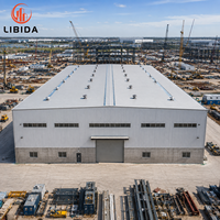 Edificio de Almacenamiento de Estructura de Acero Prefabricada, Almacén Metálico de Gran Envergadura, Edificio con Estructura de Acero, Almacén de Alta Resistencia